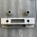 1961 1962 1963 Lincoln Radio Face Plate With Glass And Knobs C1VF-18842-A. Fixed Price $129.99.