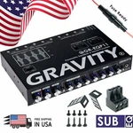 Gravity Car Audio Equalizer Epicenter Sound Processor Bass Maximizer Sub Output. Fixed Price $54.99.