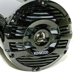 Pair Kenwood Marine Speakers W/ Custom Black Glitter Gloss Covers Sjs Dezign. Fixed Price $115.00.