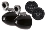 Kicker Black Mini Wake Tower Enclosures Loaded With 4" Dsc Speakers. Fixed Price $264.98.