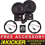 Kicker KSS6504 6.5" Oem Speaker Replacement Full Kit For Honda Civic 2001-2005. Fixed Price $249.99.