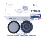 Focal Pc Sf (slatfibre) 2-WAY Coaxial Kit 6.5" (165MM), 80W Rms, 4. Fixed Price $219.00.