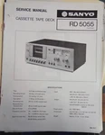 Sanyo Vintage Original Cassette Tape Deck Rd 5055 Service Manual. Fixed Price $14.98.