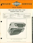 1952 Philco Auto Radio Service Manual Studebaker S-5323 AC-2301 Spec Parts Photo. Fixed Price $14.00.