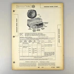 Chevrolet 3711897 Automobile Radio Receiver Sams Photofact Service Manual 304-3. Fixed Price $9.95.