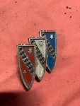 Original 1960 64 Buick Lesabre Invicta Grille Emblem 1193359 Tri-shield Badge. Fixed Price $25.00.