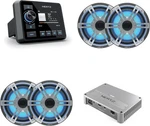 Hertz Marine 2-PAIRS Of HEX-65-S-LD-G 6.5" Speakers HMR20 + Venezia 4C Amplifier. Fixed Price $1249.99.
