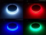 Led Rgb Jl Audio 10" Marine Sub (2) Mx Speaker Spacer Rings King Starboard. Fixed Price $159.95.