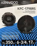 New Kenwood KFC-1798RS 6-3/4" 2-WAY Coaxial Car Audio Speakers (pair) 6.75". Fixed Price $89.00.