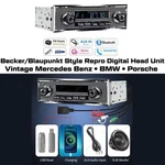 Vintage Style Becker-blaupunk Repro Bluetooth Fm Head Unit Mercedes Benz Europa. Fixed Price $120.00.