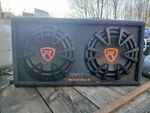 Rockville RG212CA V2 Dual 12" Slim Vented Powered 2000W Car Subwoofer Enclosure. Fixed Price $240.00.
