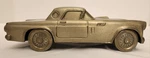 Thunderbird 1955 Ford Banthrico Antique Metal Bank Great Condition. Fixed Price $12.00.