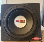 Boston Acoustic G5 12 Car Audio Subwoofer Tuned Enclosure W/passive Radiator. Fixed Price $500.00.