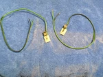 New 70 71 72 Chevelle Delco Radio Corner Dash Speaker Extension Wires Pair. Fixed Price $21.95.