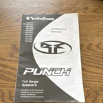 Rockford Fosgate Punch Full-range Speakers Manual FRC4203 FRC4204 FRC4205. Fixed Price $8.00.