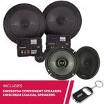 Kicker 51KSS6704 6.75" Component Speakers And 51KSC6504 6.5" Coaxial. Fixed Price $360.95.