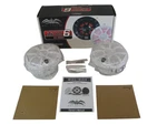 Wet Sounds Revo 6-SW-W 6.5" 2-WAY Marine Speakers W/rgb Led Lighting New. Fixed Price $406.99.