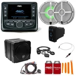 Wet Sounds Golf Cart Audio Bundle - Radio, 6.5" Speakers, 8" Sub, Wiring Kit. Fixed Price $1832.93.