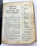 Chevrolet 1949-53 Passenger Car Shop Manual Binder Original Gm. Fixed Price $39.99.
