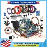 Universal 22 Circuit Wiring Harness Street Hot Rat Rod Custom Kit Xl Wires. Fixed Price $126.99.