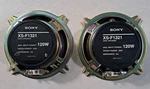 5 1/4 Sony Xs-f 1321 Old School Speakers Way Coaxial 120 Watt. Fixed Price $55.00.