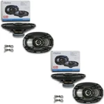 4 Clarion 6" 8" 6X8 Inch 2-WAY Car Audio Coaxial Speakers 300 Watts Max. Fixed Price $99.98.