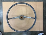 Vintage 18" Steering Wheel 2-SPOKE Classic Car Truck Rod Hot Restoration. Fixed Price $110.00.