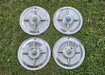 Set Of 4 1956 Mercury 15" Wheel Covers Hubcaps Bar Spinner Monterey Montclair. Fixed Price $315.00.