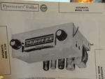 Vintage Sams Photofact Manual Automatic Model F-241. Fixed Price $6.95.