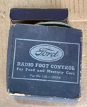 1941-1948 Ford Mercury Genuine Radio Foot Control Part No. 11A-18934. Fixed Price $89.95.