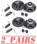 Pair Infinity PR603CF 6-1/2" Way Component Speakers Car Audio System 150W. Fixed Price $201.99.