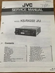Jvc KS-RX222 J/u Cassette Car Receiver Original Service Repair Manual. Fixed Price $14.94.
