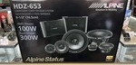 Alpine HDZ-653 6.5 Inch 3-WAY Component Speaker System. Fixed Price $899.95.