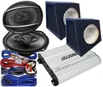 2X Pioneer TS-A697S 6X9" Speakers +1500W Amplifier S2 Box Kit. Fixed Price $219.00.