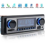 Bluetooth Car Vintage Fm Radio MP3 Player Usb Classic Stereo Audio Receiver Aux. Fixed Price $16.99.