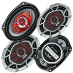 4X 2080 Watts 4WAY 6X9" Speaker Titanium Dome Tweeter Power Handling 520W Each. Fixed Price $109.00.
