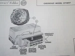1955 Chevrolet Corvette 3711897 Radio Photofact. Fixed Price $12.50.