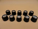 Vintage Plastic Tube Radio Knobs 1950'S-60'S Retro Round Shaft Nos (lot Of 10). Fixed Price $17.95.