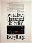 Sherwood Car Stereo Receiver Ad Vintage Original Print 1988 80S Audio Hifi. Fixed Price $14.25.