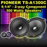 New Pioneer TS-A1300C Watts 5.25" 2-WAY Car Component Speaker System 5-1/4". Fixed Price $59.99.