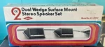Vintage Kraco Dual Wedge Surface Mount Stereo Speaker System New Old Stock. Fixed Price $84.99.