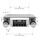 1940 - 1952 Chevy Full Size Usa 230 Radio Am/fm Custom Fit Your Measurements. Fixed Price $249.00.