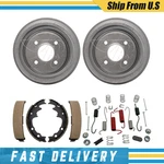Rear Brake Drums Shoes Springs Ford Mustang 1985 1987 1989 1990 1993. Fixed Price $233.96.