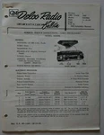 Delco Radio Service Bulletin Brochure Model 2233850 Gmc Truck 1960. Fixed Price $8.67.
