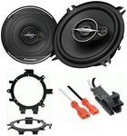 Pioneer TS-A1371F 5-1/4" 5.25" 300W Front Door Speakers & Kit Fit 1995-2006 C/k. Fixed Price $99.99.