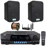 Pyle Audio Digital 200W Receiver, 2X 6.5'' 500W Waterproof Speakers, Mic System. Fixed Price $345.49.