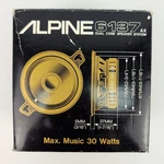Vtg Alpine 6137 Ax Dual Cone Speaker System 30 Watts - New Old Stock. Fixed Price $79.95.