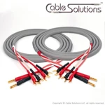 Canare 4S11 Star Quad Bi-wire Speaker Cables Custom Hand-made In Usa 4M. Fixed Price $239.72.