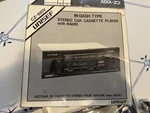CZ-100V Unisef In-dash Type Stereo Car Cassette Player With Radio. Fixed Price $45.00.