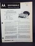 Motorola 1959 Chevrolet Auto Radio Service Manual Model CTA9X. Fixed Price $7.00.
